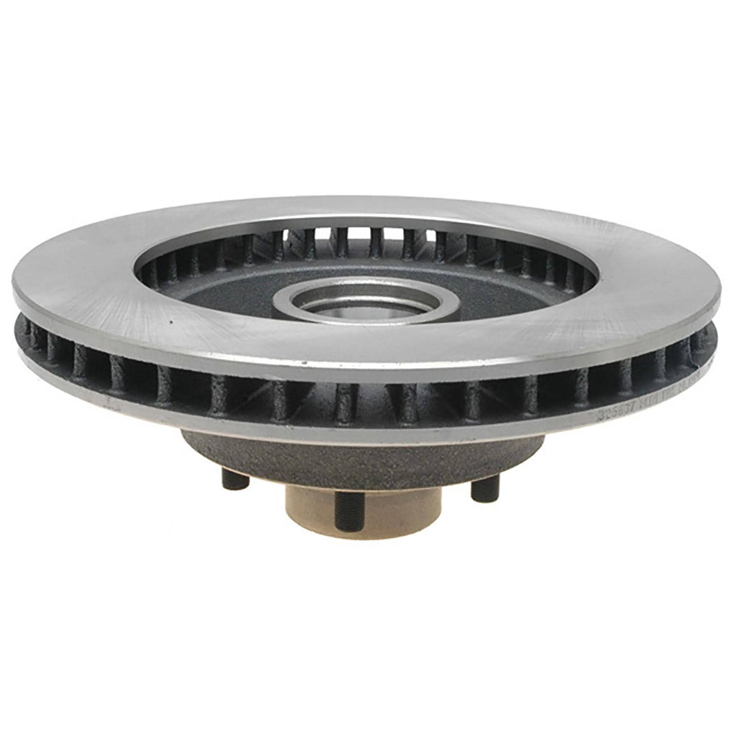 Silver Disc Brake Rotor and Hub Assembly 18A1344A