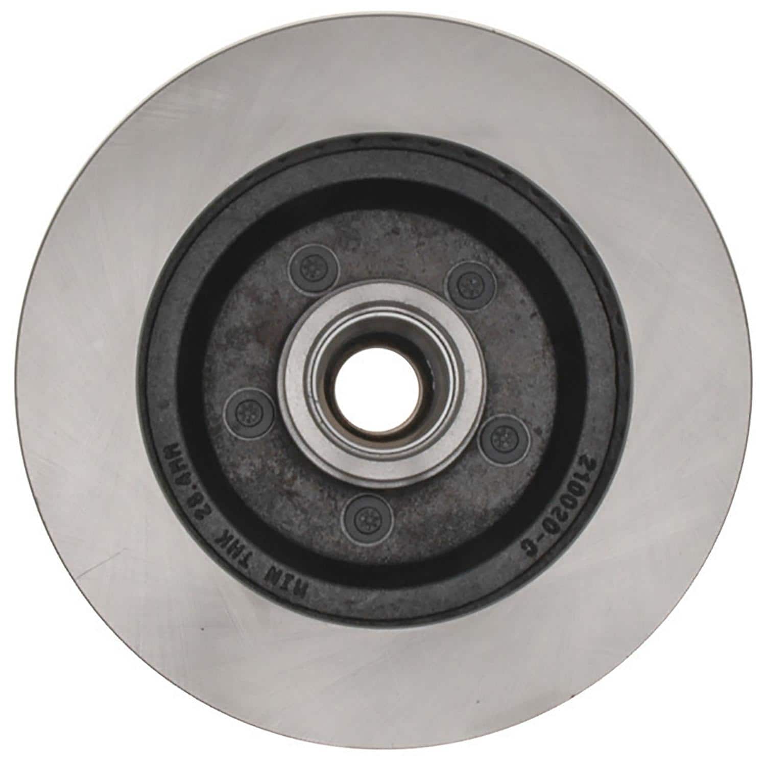 Silver Disc Brake Rotor and Hub Assembly 18A1344A
