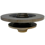 Silver Disc Brake Rotor and Hub Assembly 18A135A