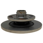 Silver Disc Brake Rotor and Hub Assembly 18A135A