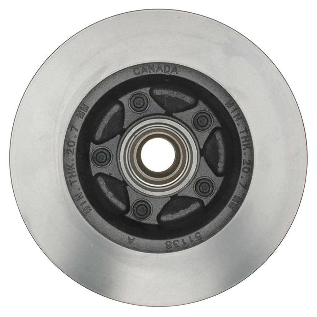 Silver Disc Brake Rotor and Hub Assembly 18A236A
