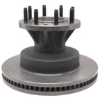 Silver Disc Brake Rotor and Hub Assembly 18A2599A