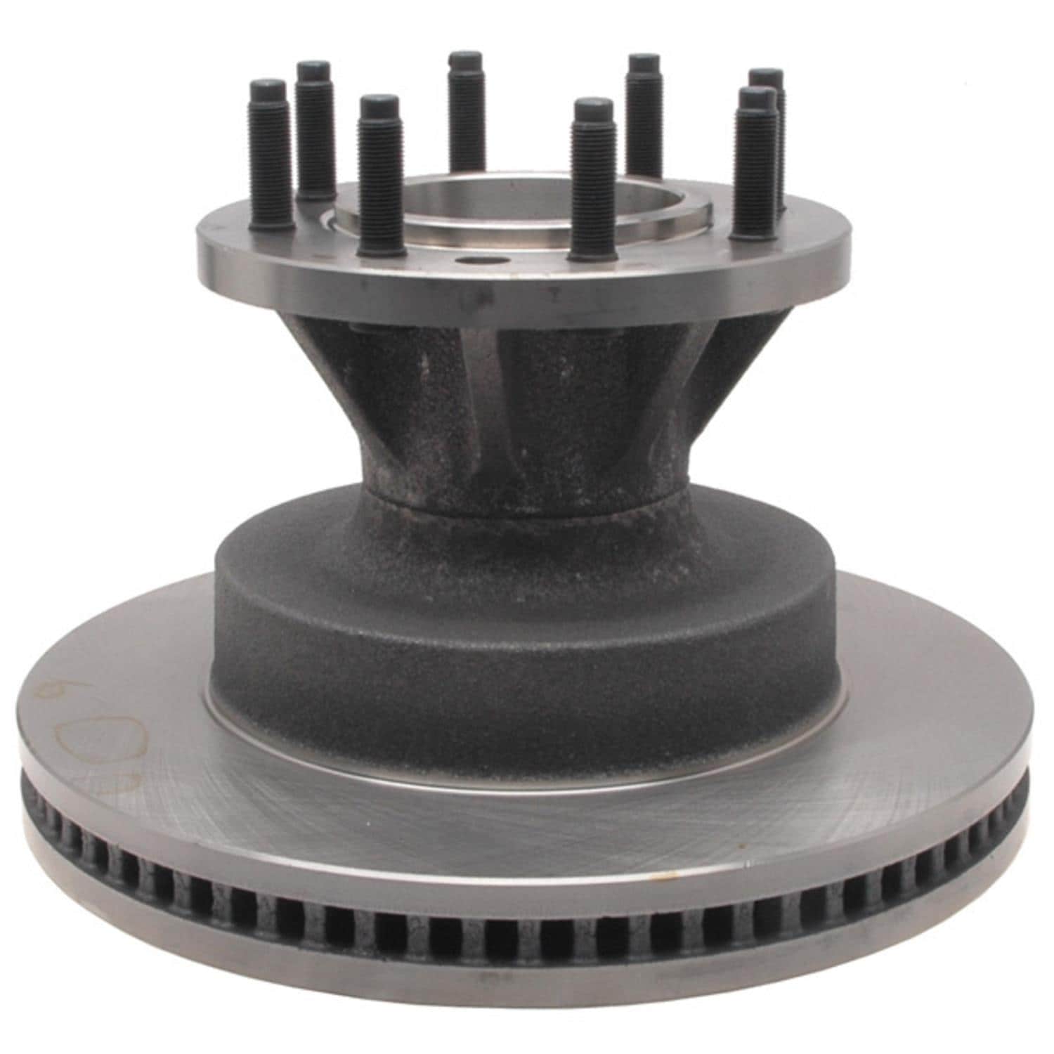 Silver Disc Brake Rotor and Hub Assembly 18A2599A