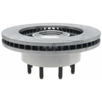 Silver Disc Brake Rotor and Hub Assembly 18A2615A