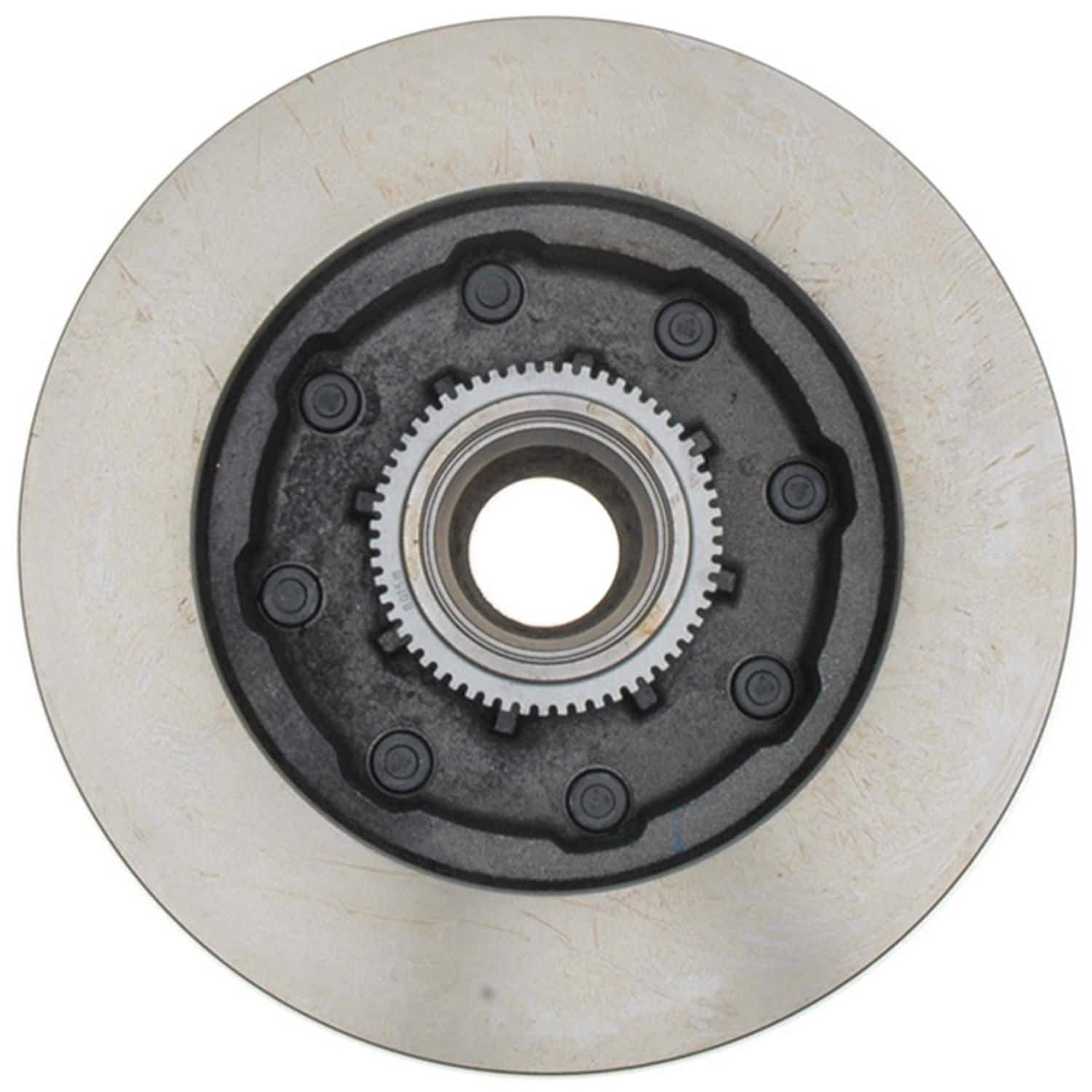 Silver Disc Brake Rotor and Hub Assembly Front 18A658A