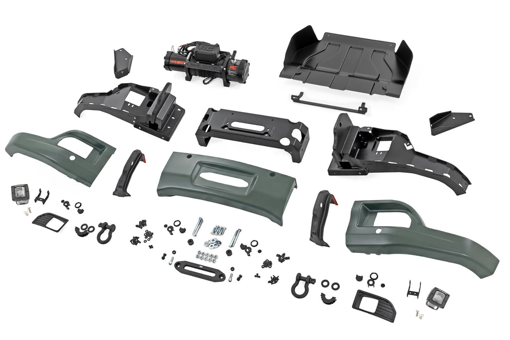 Front FXS Bumper | 12000S | GBD Cypress Gray | Chevy Silverado 1500 (23-26)