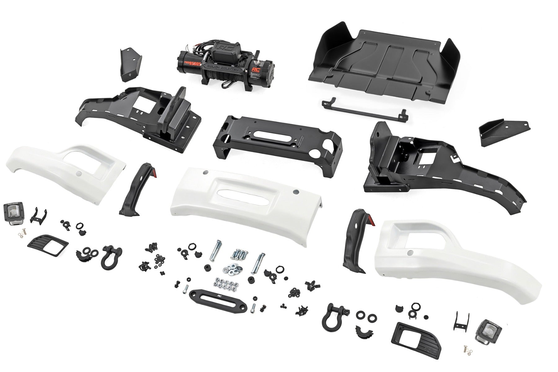Front FXS Bumper | 12000S | GAZ Summit White | Chevy Silverado 1500 (23-26)