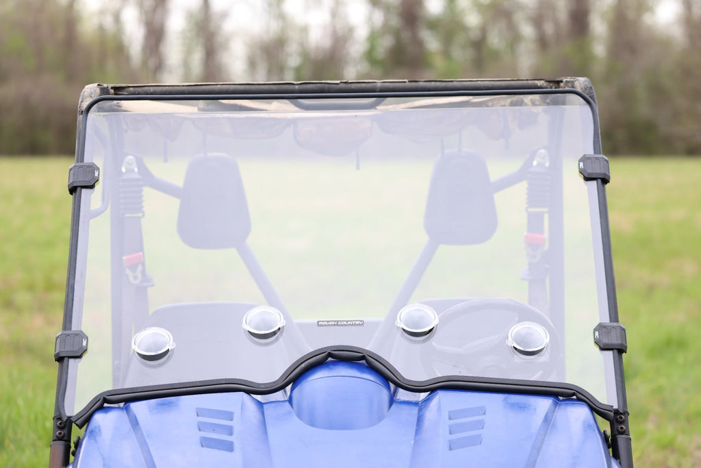 Vented Full Windshield | Scratch Resistant | Yamaha Rhino 450/Rhino 700