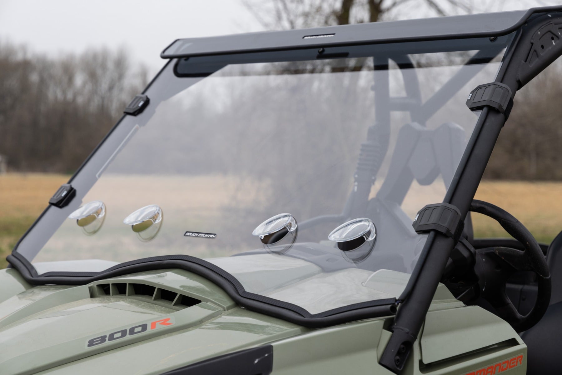 Vented Full Windshield | Scratch Resistant | Can-Am Commander Max 1000