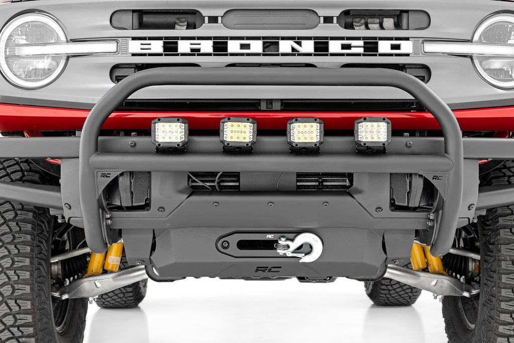 Nudge Bar | 20 Inch BLK DRL Single Row LED | OE Modular Steel | Ford Bronco (21-26)