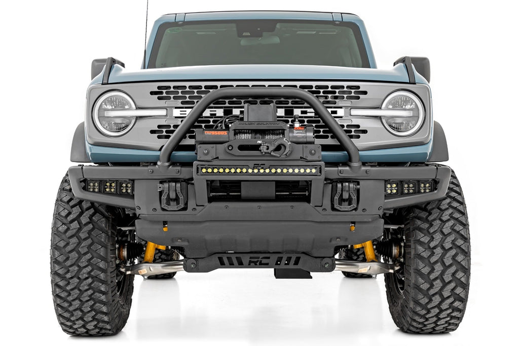 LED Light Kit | Fog Mount | Triple 2" Black Pair | Flood | Ford Bronco (21-26)