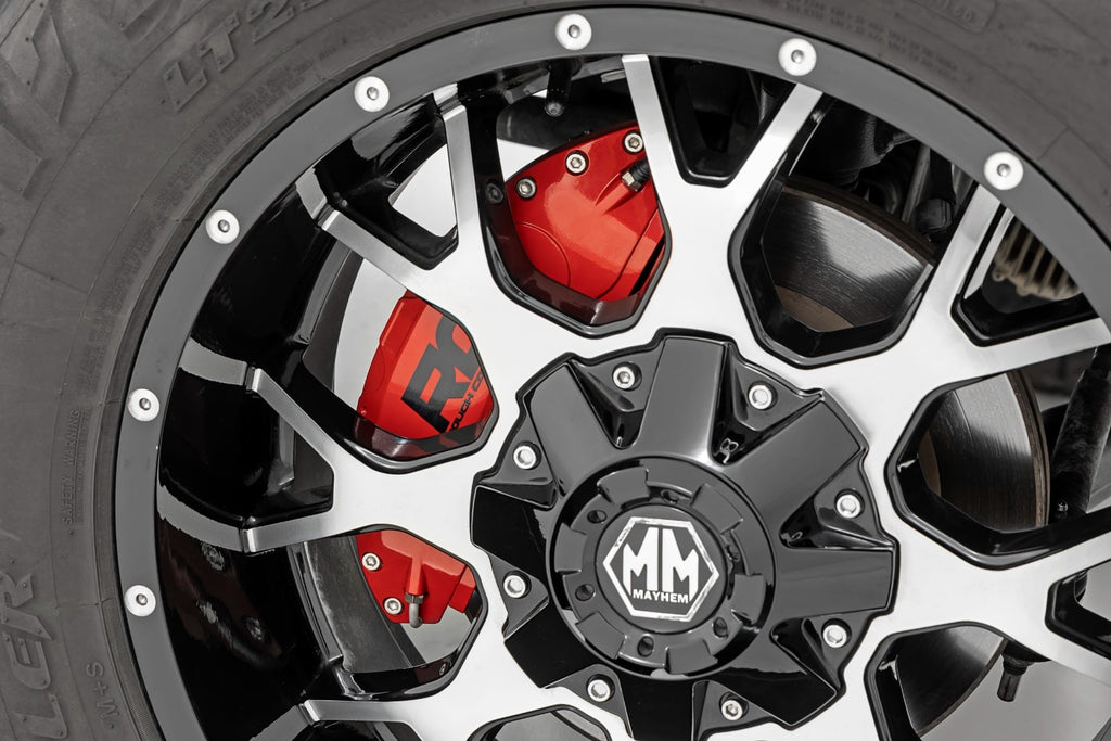 Caliper Covers | Front and Rear | Red | Chevy/GMC 2500HD/3500HD (20-26)