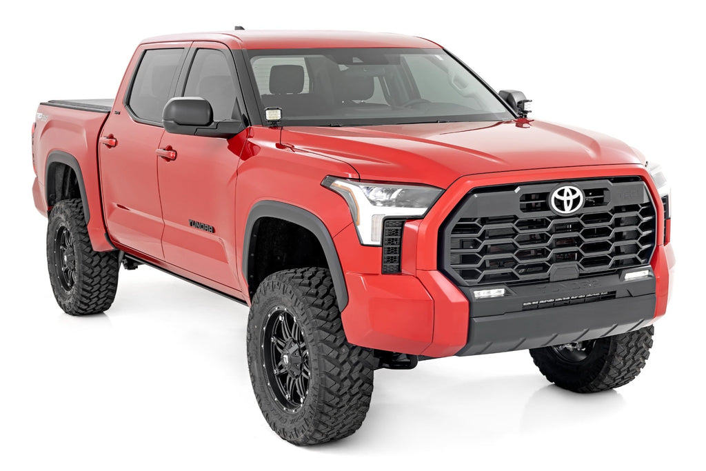 LED Light Kit | Ditch Mount | 2" Black Pair | Amber DRL | Toyota Tundra (22-26)