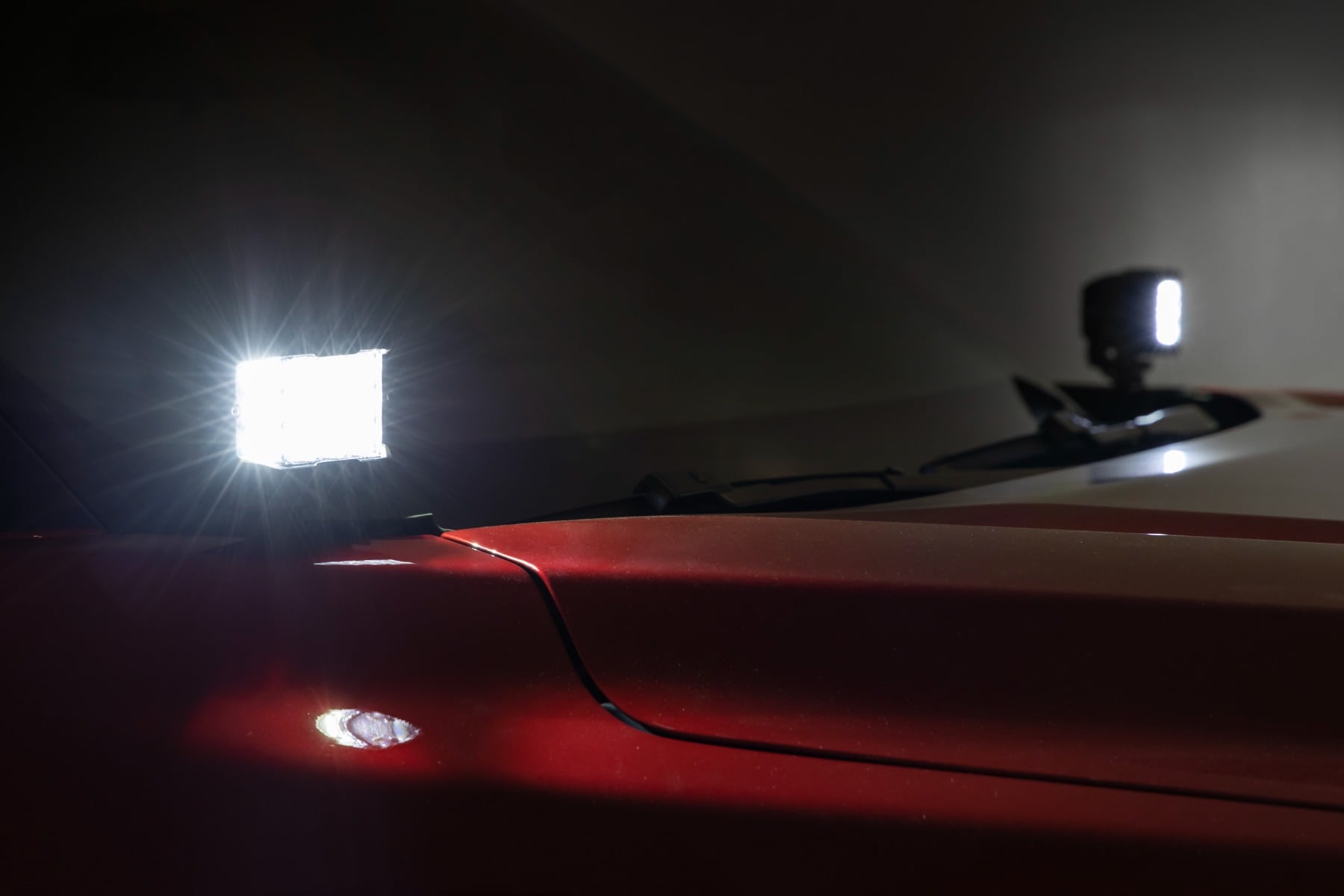 LED Light Kit | Ditch Mount | 2" Black Pair | Spot | Toyota Tundra (22-26)