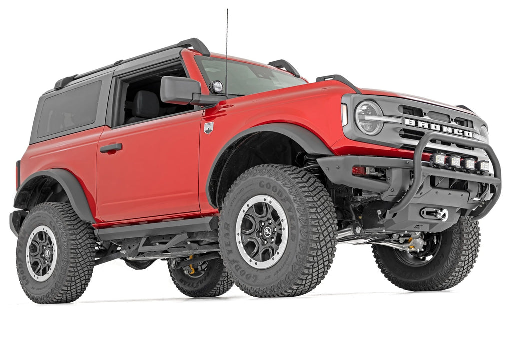 Nudge Bar | 20 Inch Black Single Row LED | OE Modular Steel | | Ford Bronco (21-26)