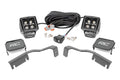 LED Light Kit | Ditch Mount | 2" Black Pair | White DRL | Nissan Frontier (22-26)