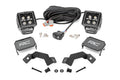 LED Light Kit | Ditch Mount | 2" Black Pair | White DRL | Toyota Land Cruiser (24-26)