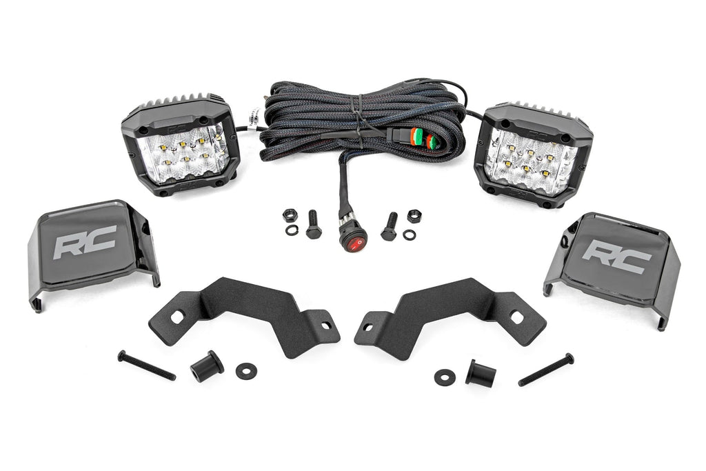 LED Light Kit | Ditch Mount |  3" OSRAM | Wide | Toyota Land Cruiser (24-26)