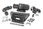 Winch Plate | 4500-LB Winch | 10" Black Slimline | Honda Pioneer 520