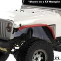 6" Overline Front Flare, Pair, TJ/LJ/YJ