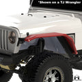 8" Overline Front Flare, Pair, TJ/LJ/YJ