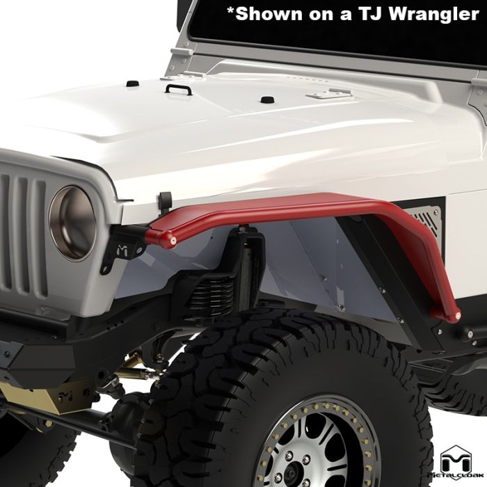 8" Overline Front Flare, Pair, TJ/LJ/YJ