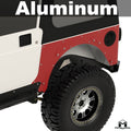 Extended Corner Guards, Pair, TJ, Aluminum