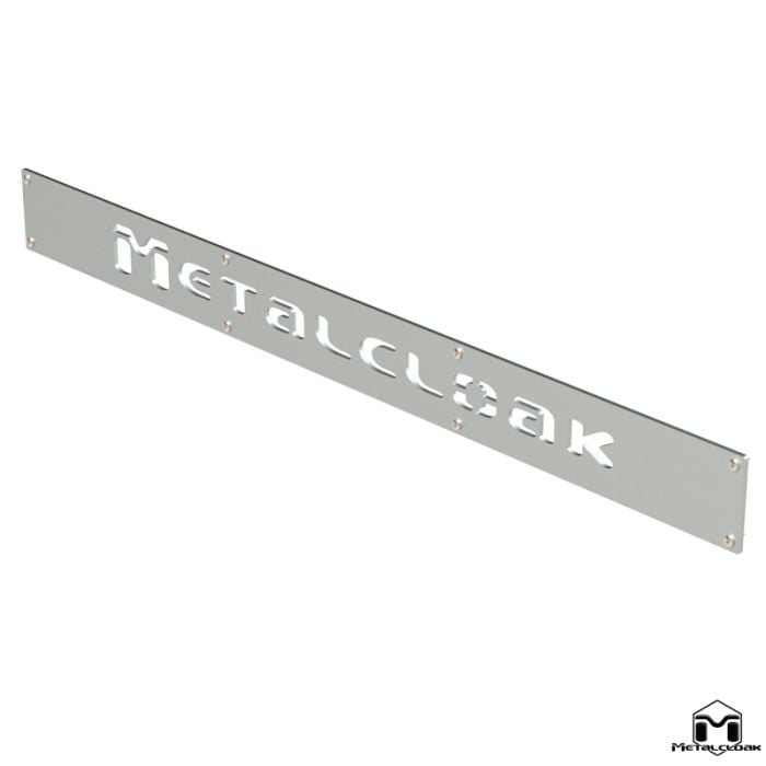 TJ/LJ Wrangler Tail Gate "Finish" Plate, Aluminum