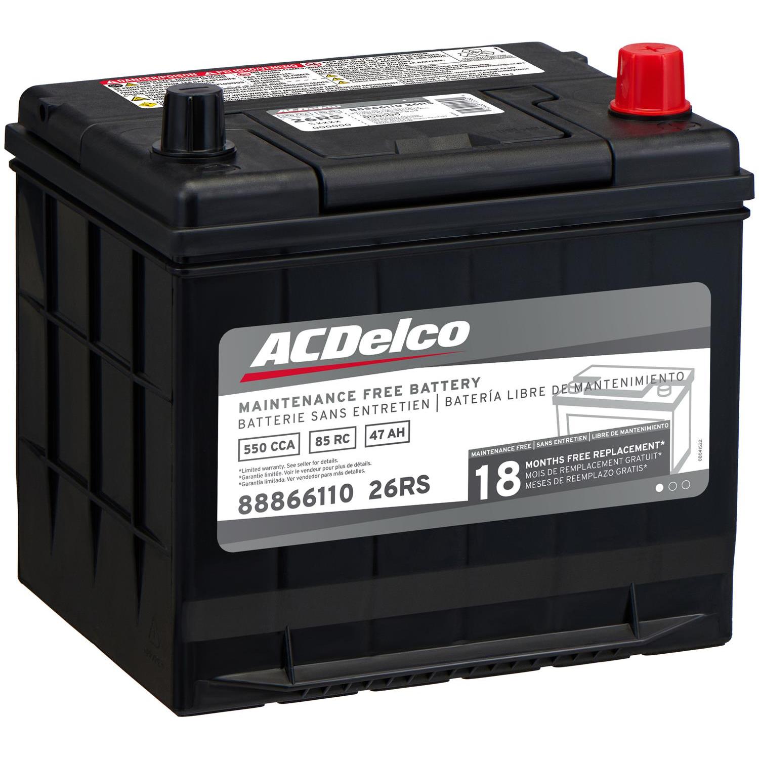 Silver Group Size 26 Battery 26RS