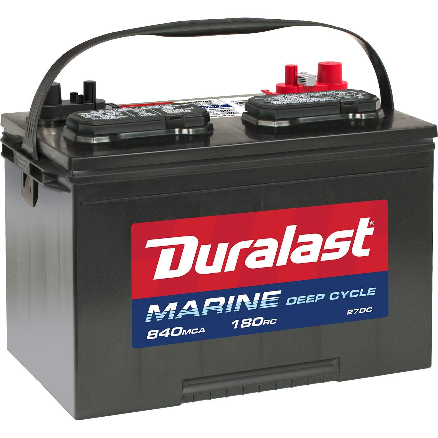 Group Size 27 Marine/RV Deep Cycle Battery 27DC-DL