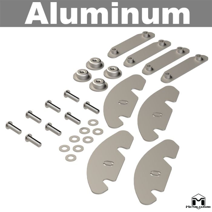 Generic Corner Guard Flare Adapter Kit, Aluminum, TJ/LJ