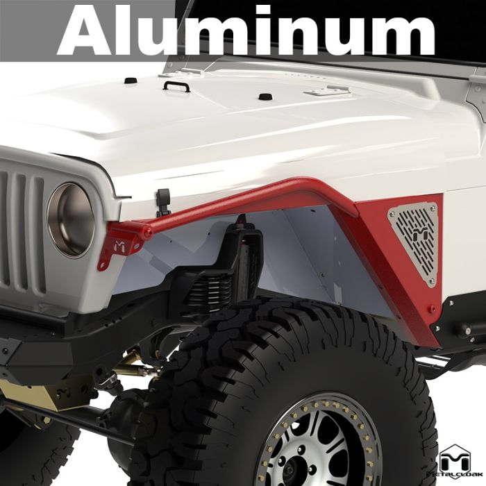 Arched Tube Fender, Pair, TJ/LJ, Aluminum