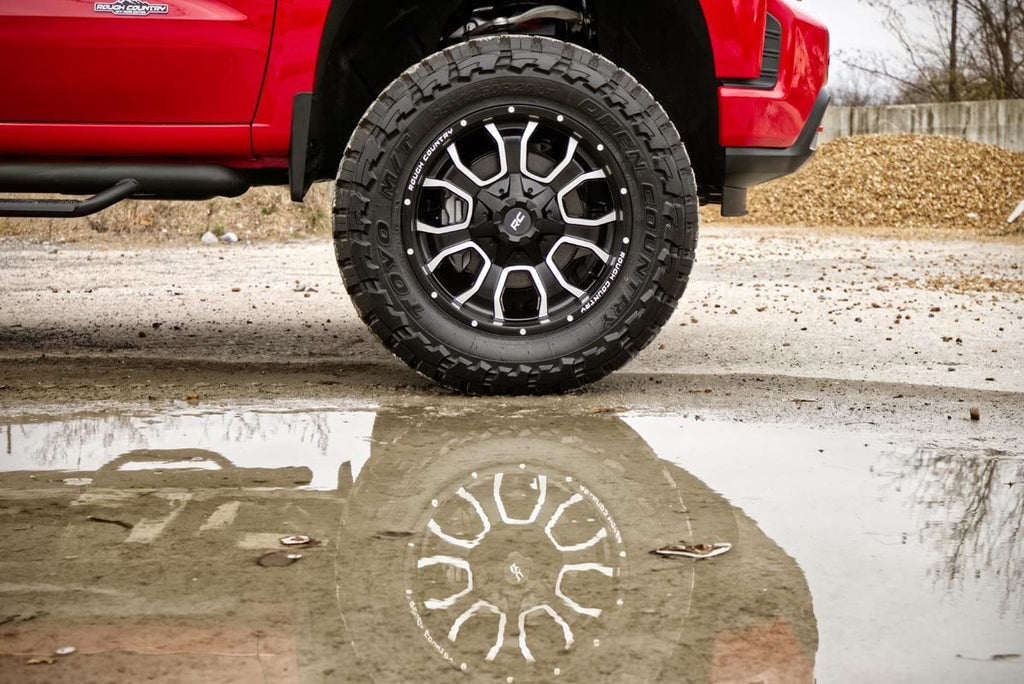 Rough Country 93 Series Wheel | One-Piece | Matte Black | 20x10 | 8x6.5 | -18mm