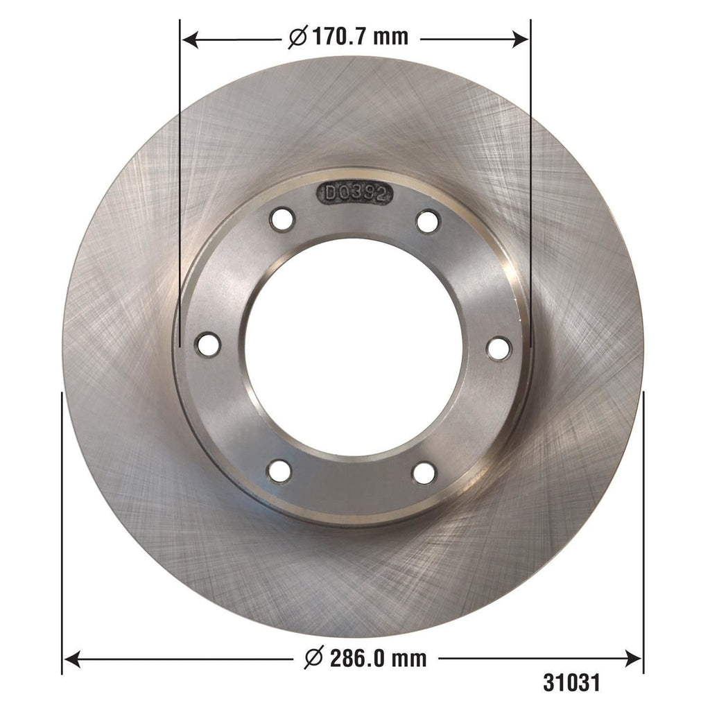 Disc Brake Rotor 31031