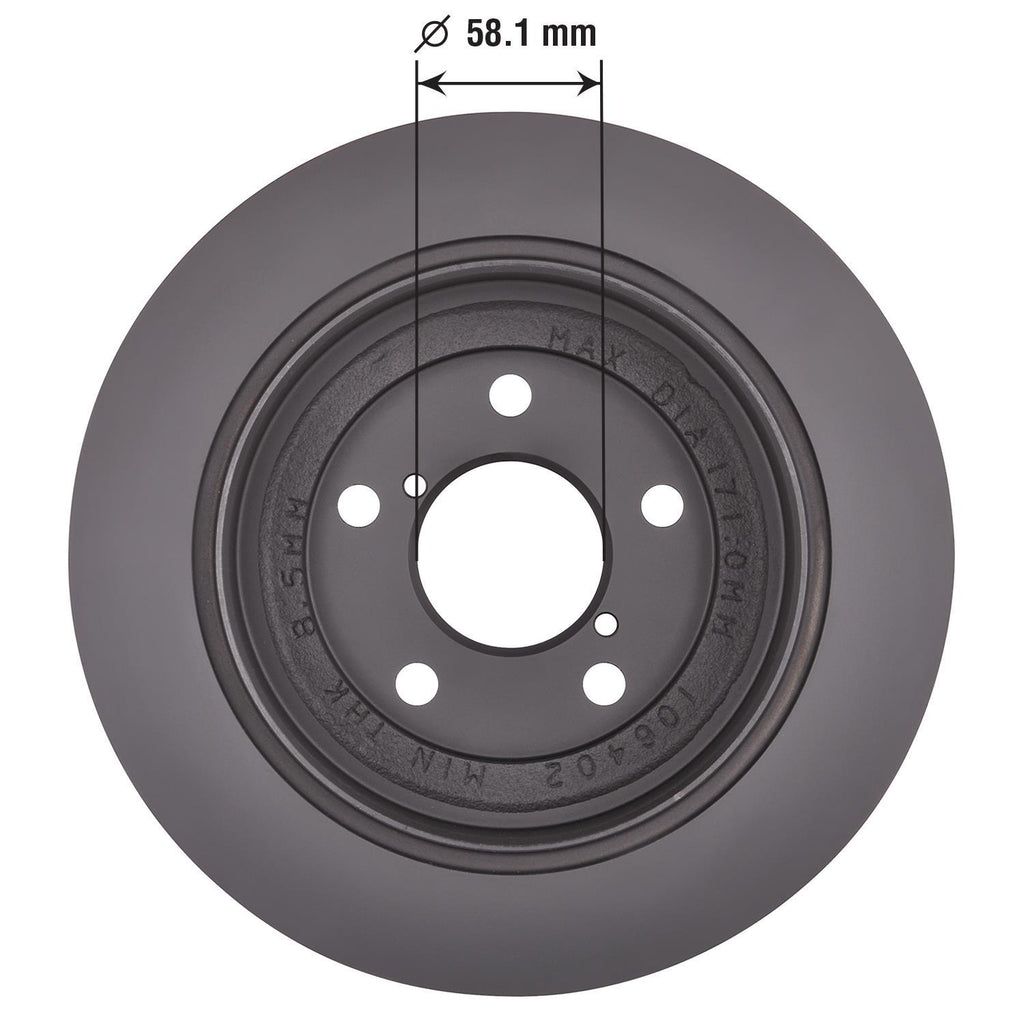 Gold Disc Brake Rotor 31043DG
