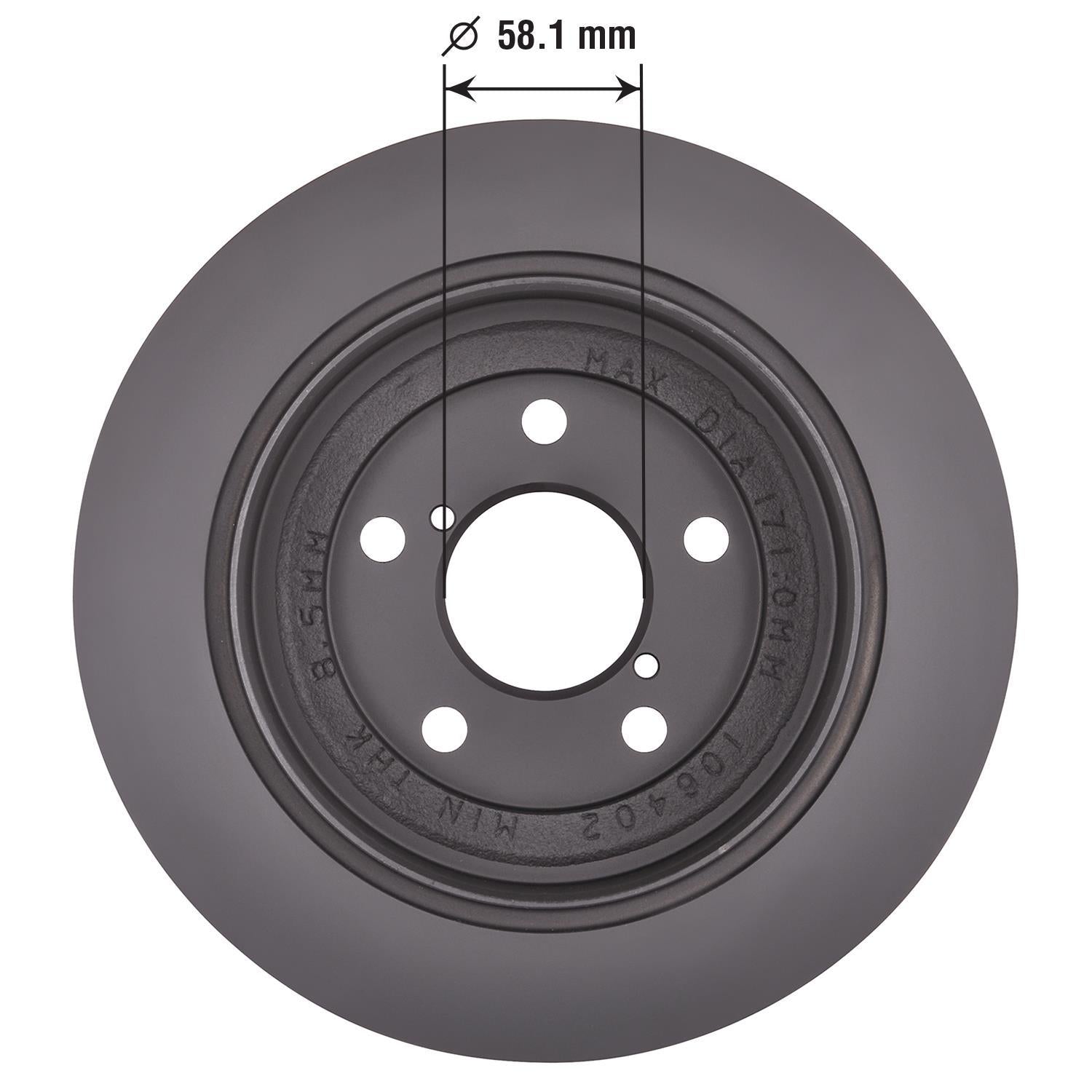 Gold Disc Brake Rotor 31043DG
