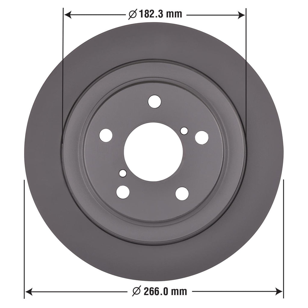 Gold Disc Brake Rotor 31043DG