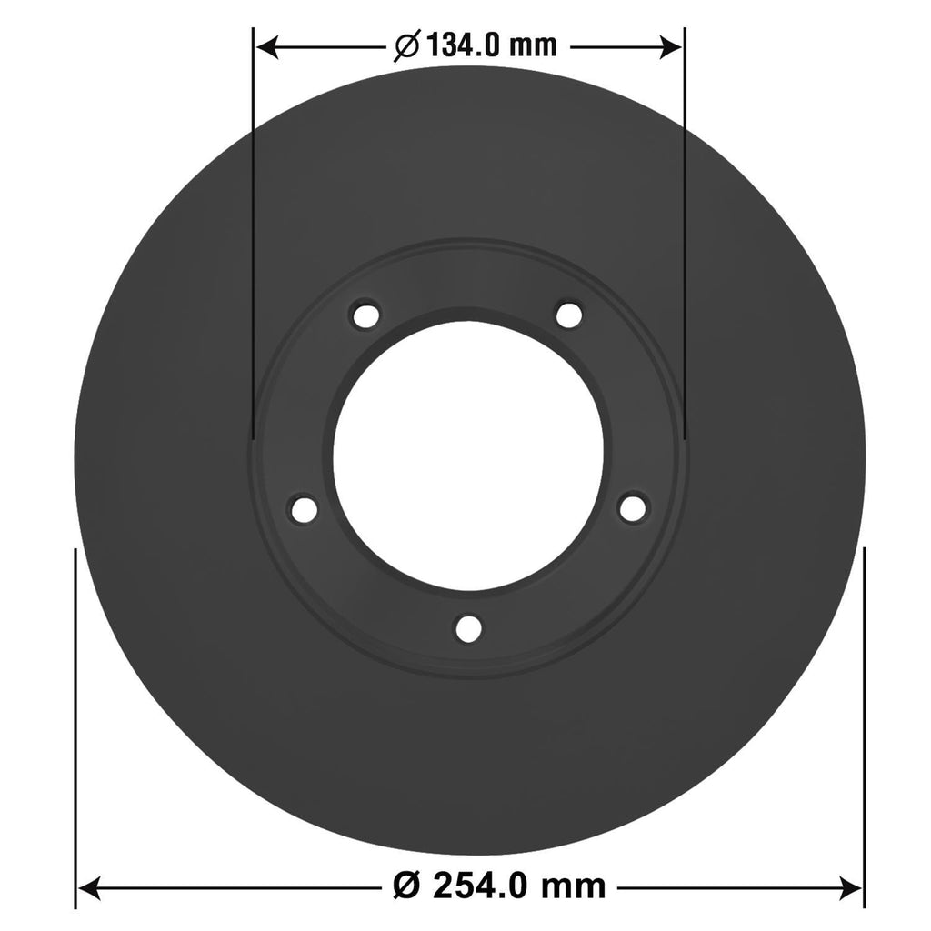 Gold Disc Brake Rotor 31146DG