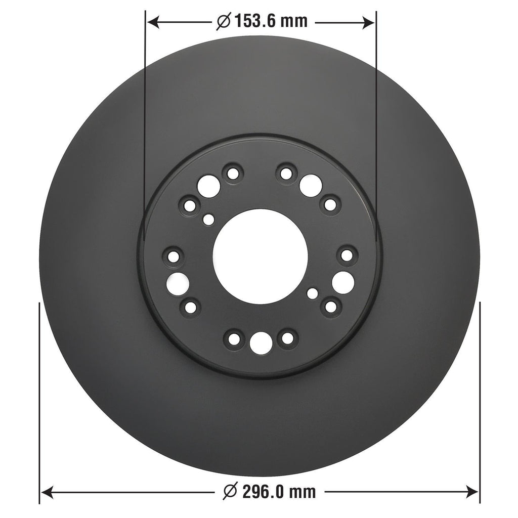 Gold Disc Brake Rotor 31172DG
