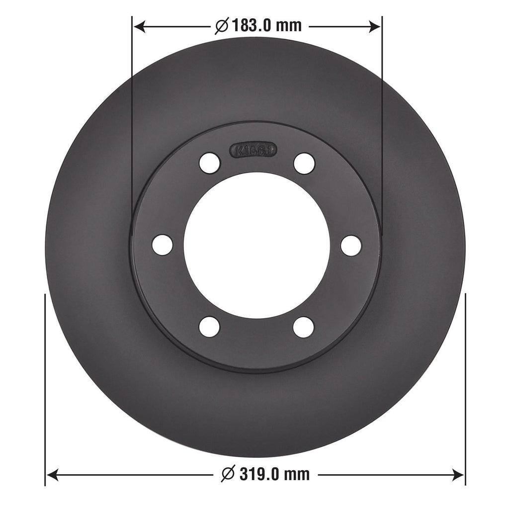 Gold Disc Brake Rotor 31204DG