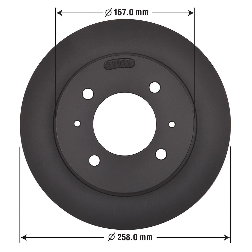 Gold Disc Brake Rotor 31242DG