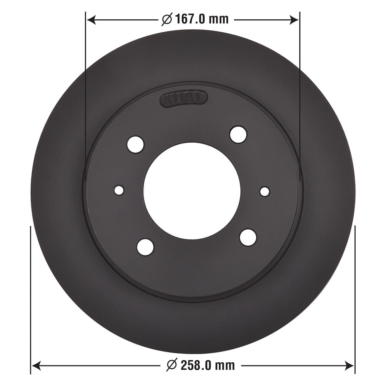 Gold Disc Brake Rotor 31242DG