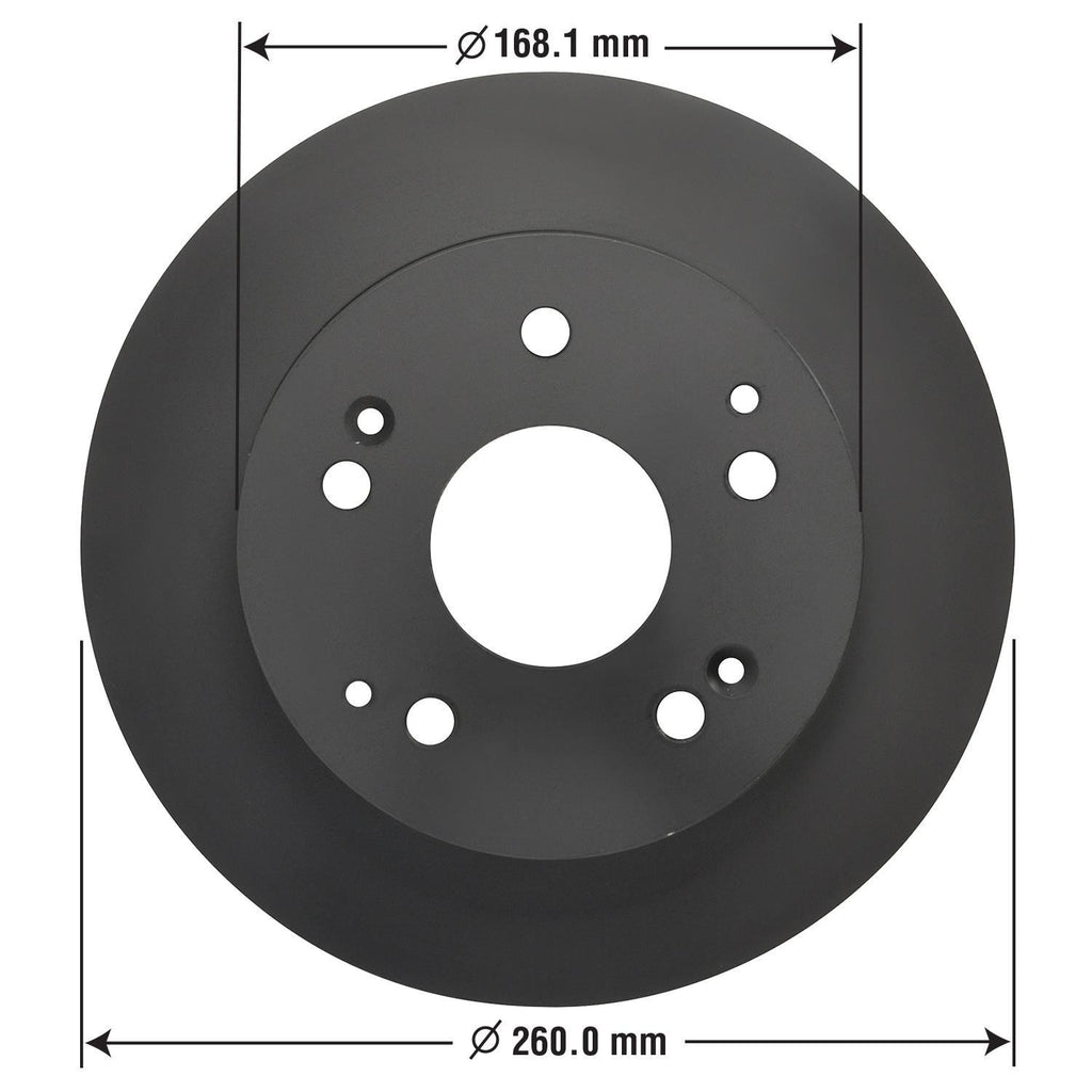 Gold Disc Brake Rotor 31245DG