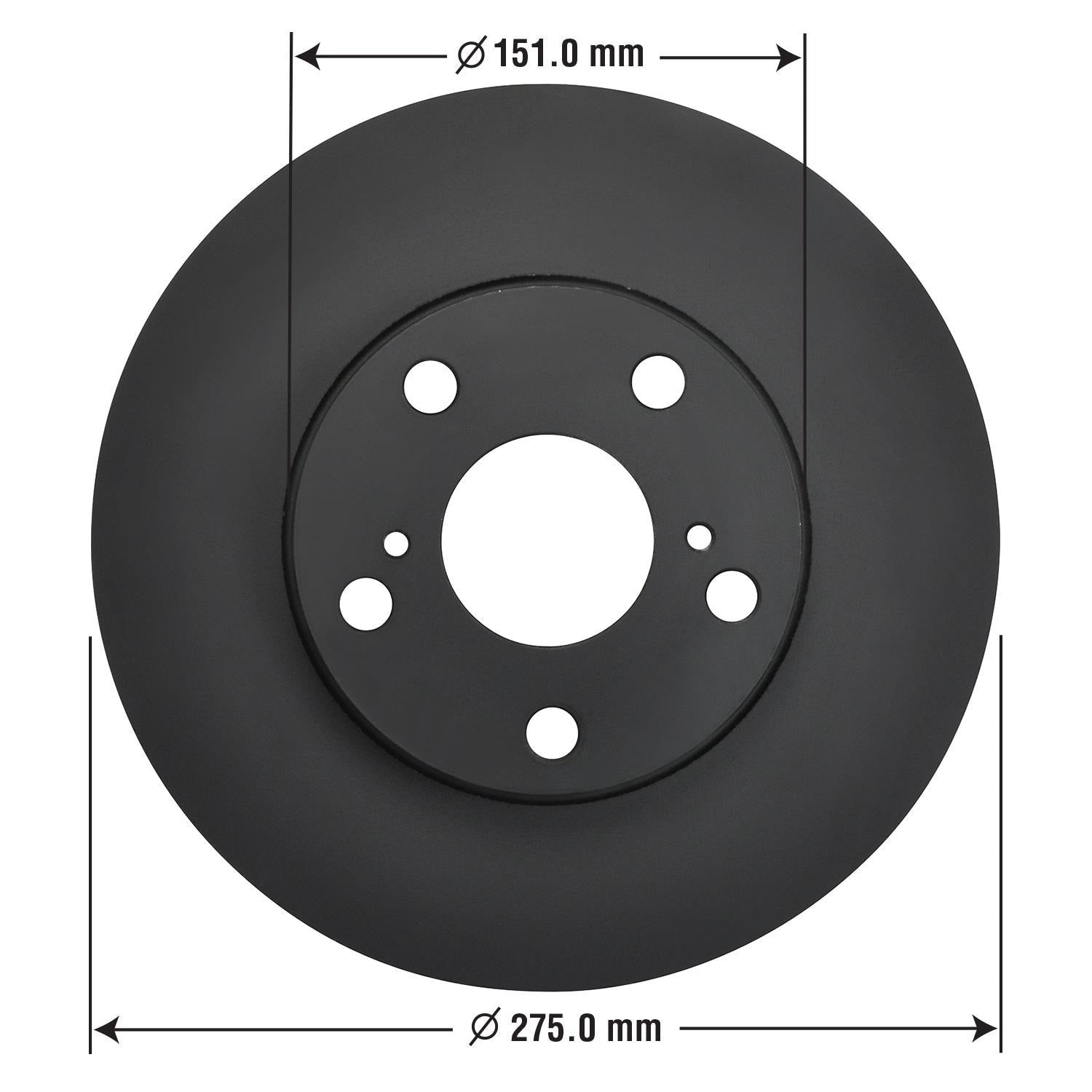 Gold Disc Brake Rotor 31260DG