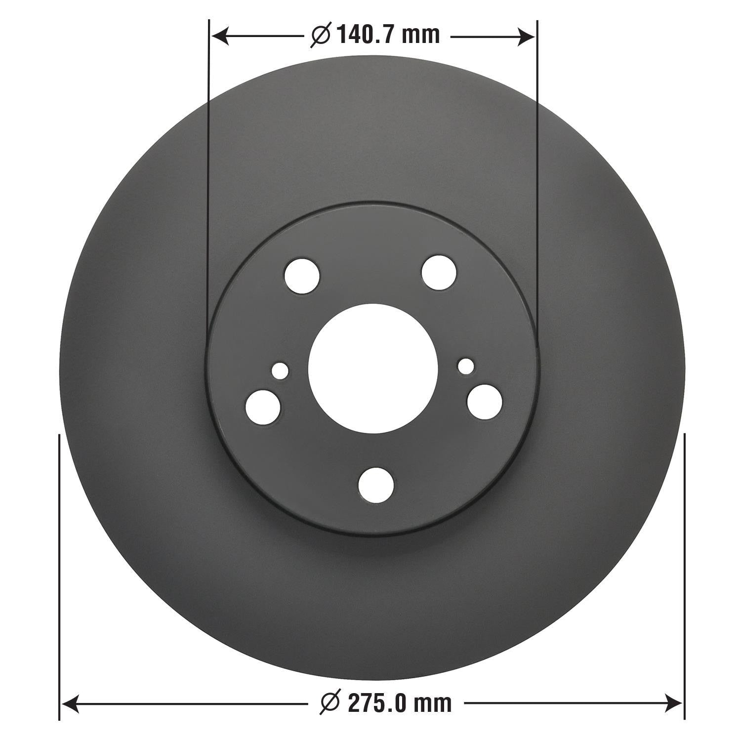 Gold Disc Brake Rotor 31270DG
