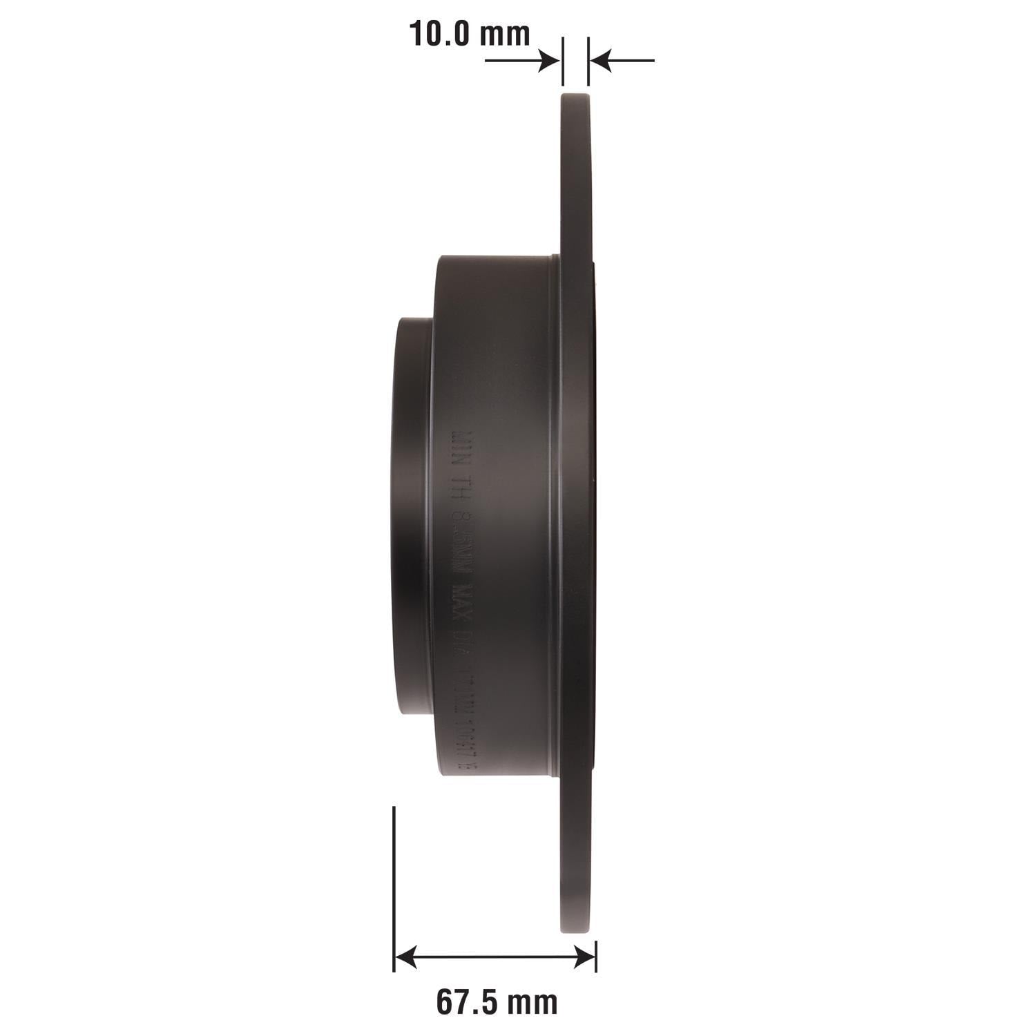 Gold Disc Brake Rotor 31273DG