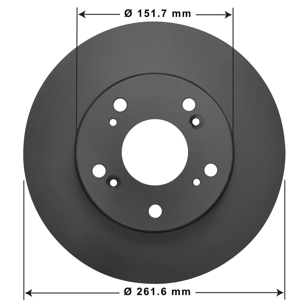 Gold Disc Brake Rotor 31311DG