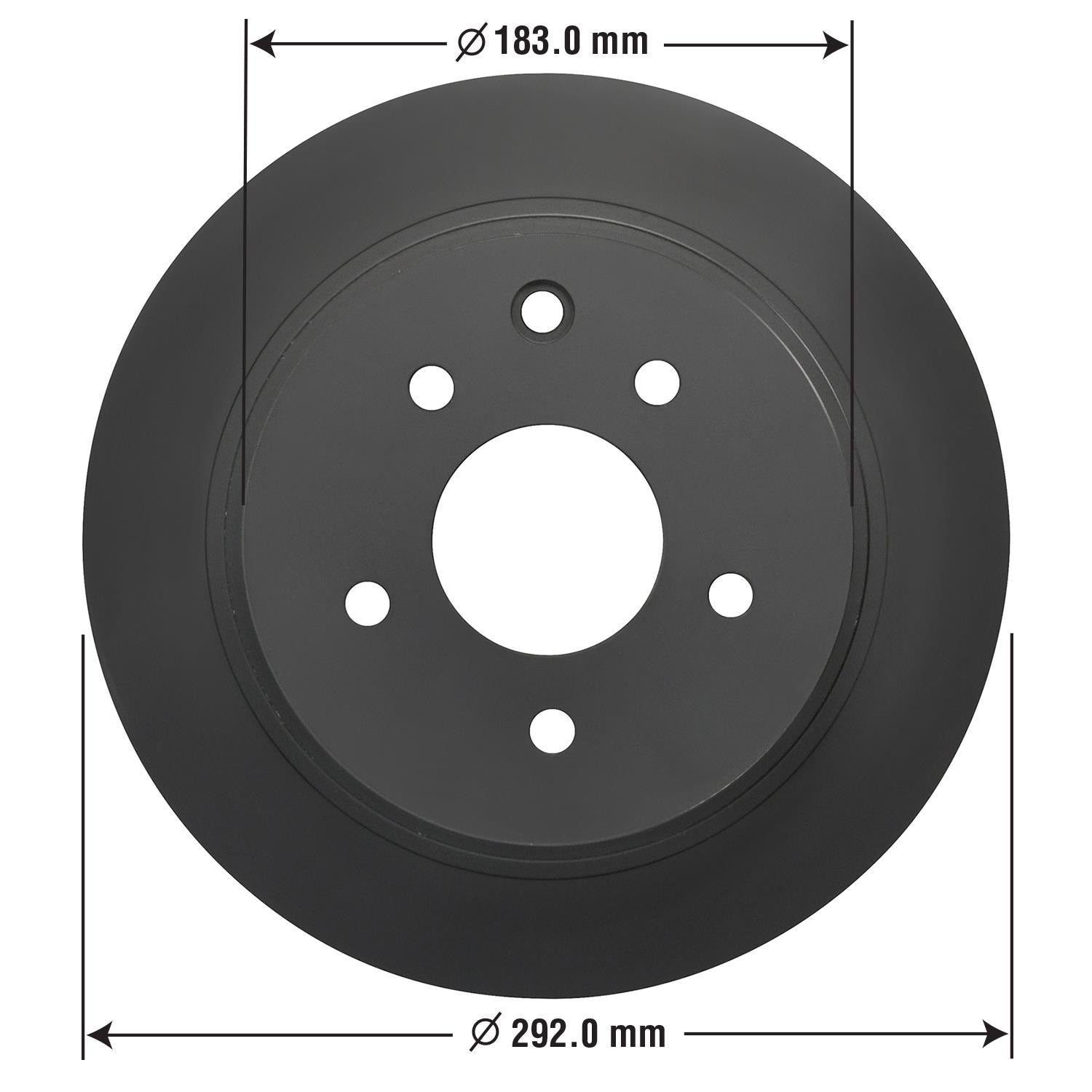 Gold Disc Brake Rotor 31312DG