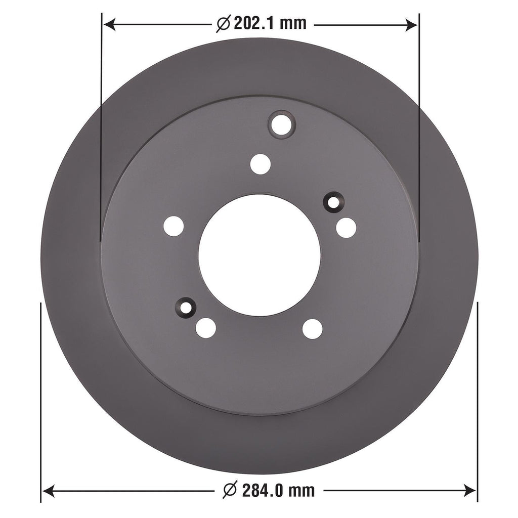 Gold Disc Brake Rotor 31336DG