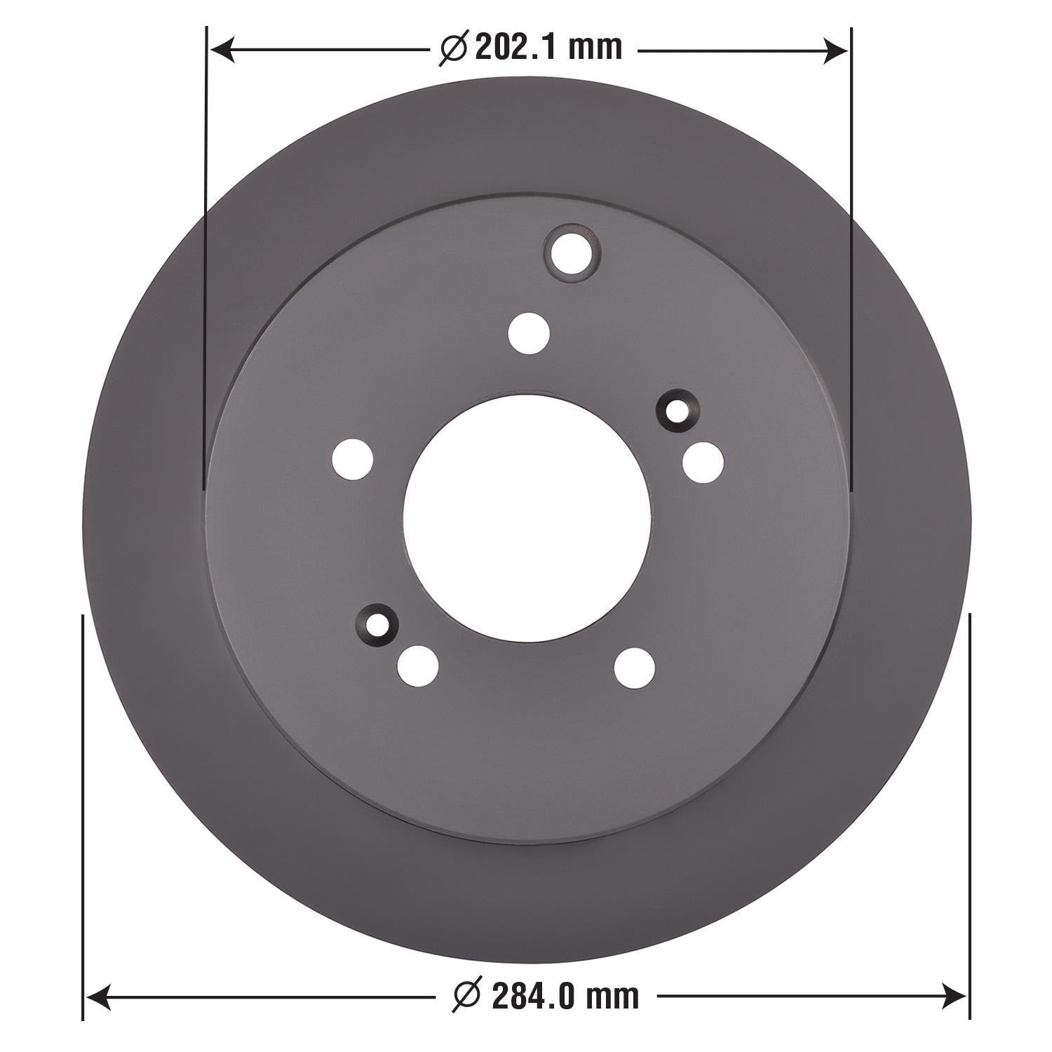 Gold Disc Brake Rotor 31336DG